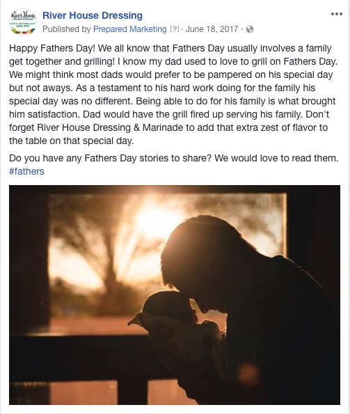 Posting from facebook page Happy Fathers day
