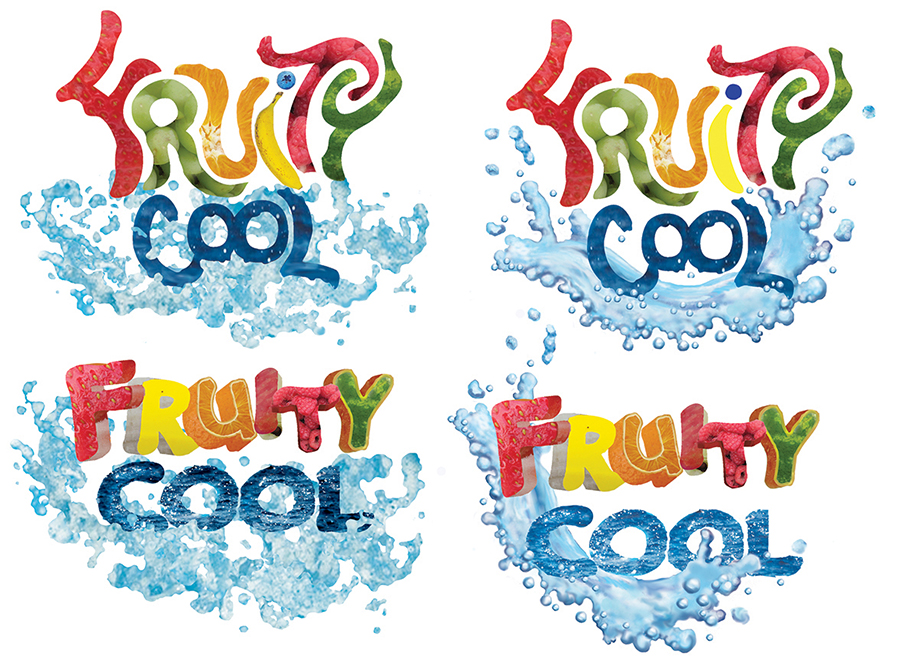 4 fruity cool logos