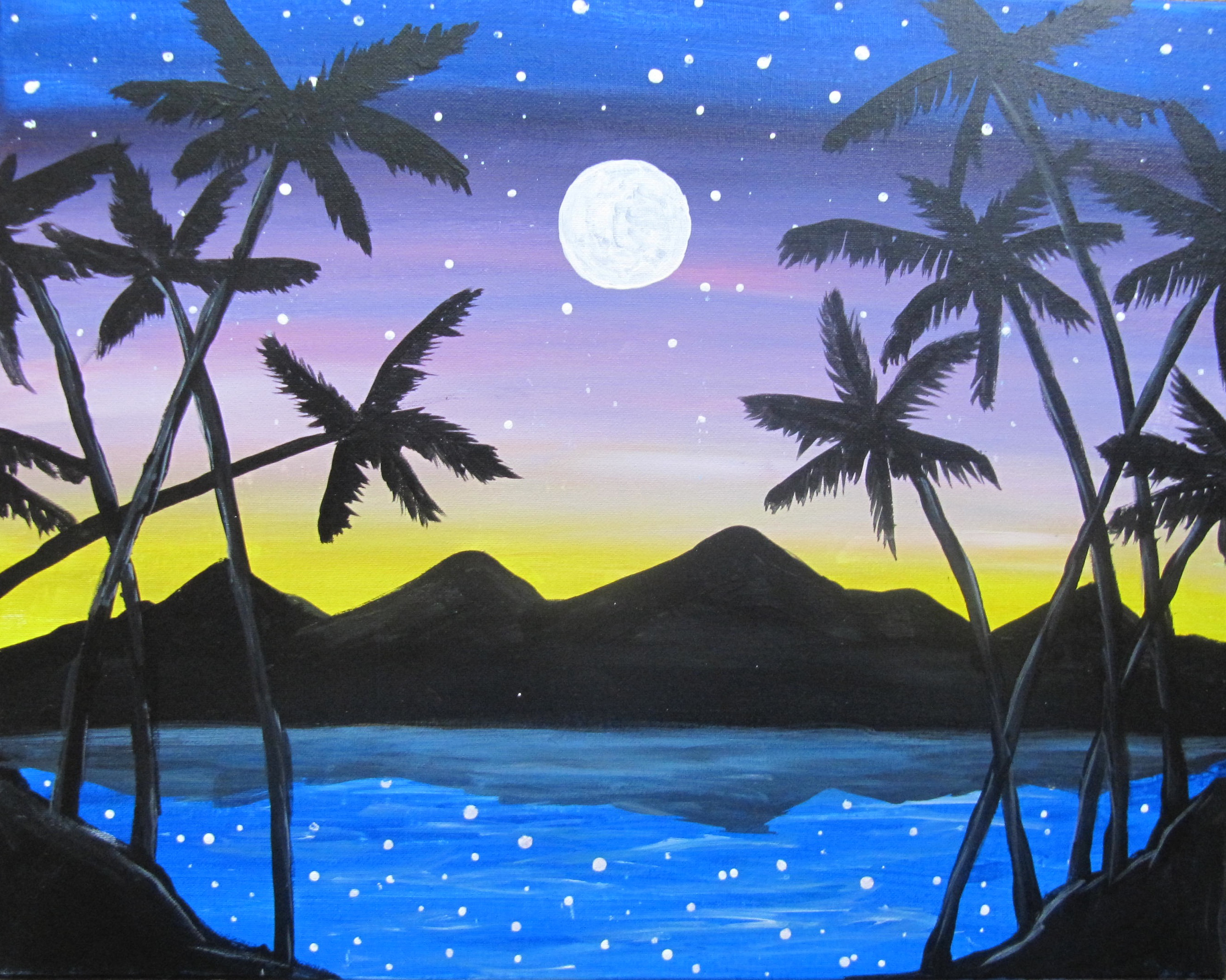 tropical paintnite painting