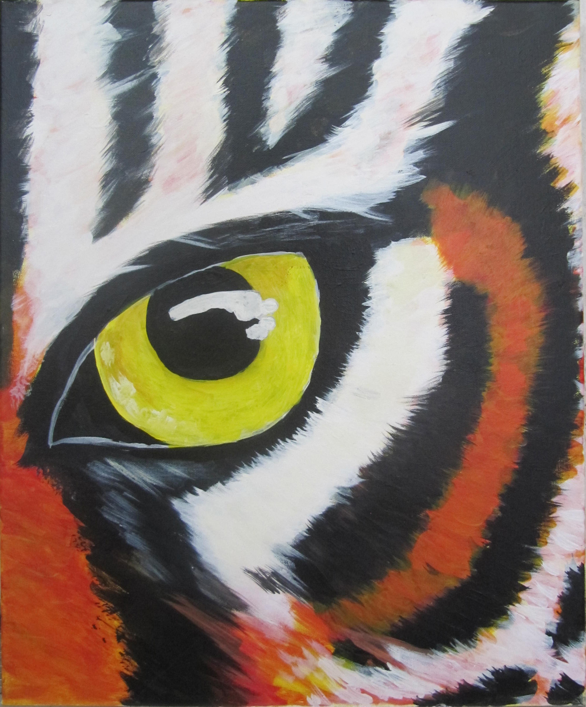 tiger eye paintnite painting