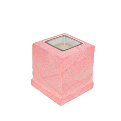 product photography stone pink stone Candle holder